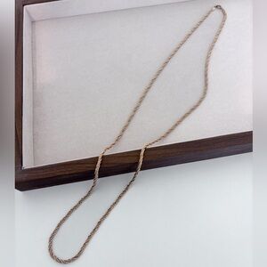 Christian Dior Vintage Grosse 1974 Germany GoldTone Rope Chain Necklace Designer